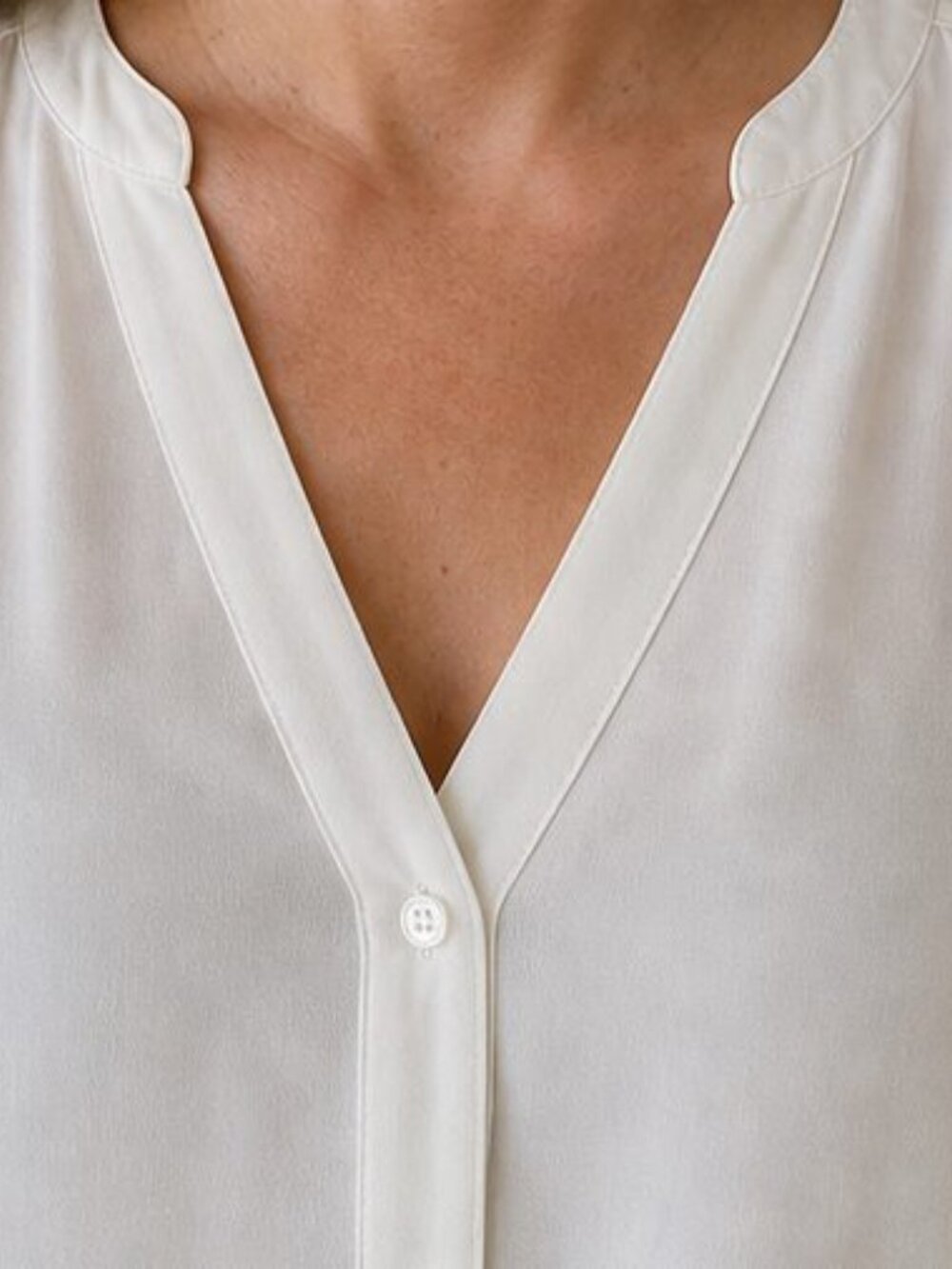 Ivory Ruffle Blouse - Picture 4 of 6